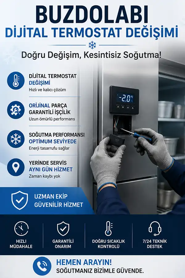 Buzdolabı Dijital Termostat Değişimi