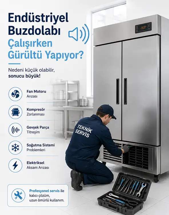 Endüstriyel Buzdolabı Çalışırken Gürültü Yapıyor