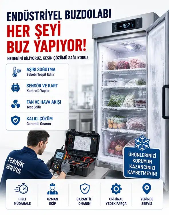 Endüstriyel Buzdolabı Her Şeyi Buz Yapıyor